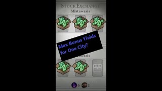 Civ 6 : Corporations and Monopolies - Max Single City Product Bonus Yields in 60 Seconds #shorts