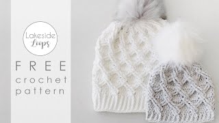 Camdyn Cable Hat FREE Crochet Pattern Video Tutorial