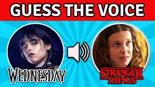 Guess the WEDNESDAY vs STRANGER THINGS Characters by Their VOICE!