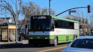 Soltrans D4500CT #5115 on the R line @ Suisun-Fairfield Depot 3/15/24