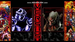 M.U.G.E.N Shredder vs Wolf Predator