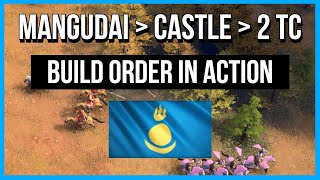 AOE4 | Mangudai into Fast Castle | Build Order In Action