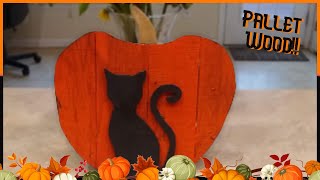 How to Make a Pumpkin With Pallet Wood