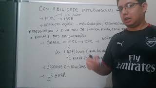 Aula 01 - Tópicos Especiais de Contabilidade - Contabilidade Internacional