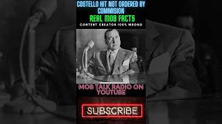 Costello Gets Shot. #mobsters #gangster #mafia #truecrime #nyc #genovese #luciano