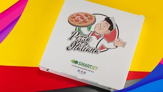 FLEX PIGMENT: Stampa su Pizza Box