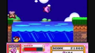 Kirby Super Star - Swimming in air Glitch