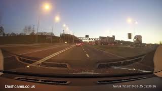 M62 Crash / Accident caught on Dashcam Leeds