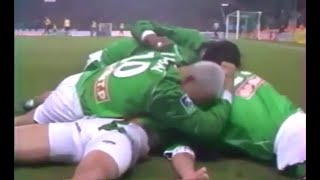 ASSE 2-3 ap Sochaux - Demi-finale de la Coupe de la Ligue 2003-2004 (résumé long)