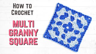 How to Crochet a Granny Square in TWO COLORS for Beginners