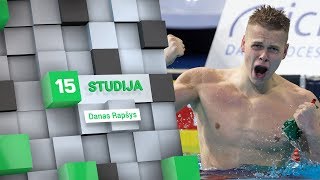 15min studijoje pokalbis apie plaukimą su D.Rapšiu