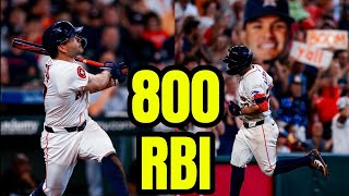 José Altuve, undécimo venezolano con 800 EMPUJADAS en la MLB