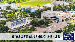 Sessão do Conselho Universitário - UFSC - 31/10/2023