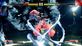 Ryu vs Abigail (Hardest AI) | Street Fighter V | Maximum Setting | FHD 60 FPS HDR