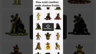 How scott cawthon made shadow freddy #shorts #fnaf #fnaf2 #scottcawthon #shadowfreddy