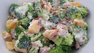 Broccolisalat med appelsin