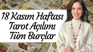 18 KASIM HAFTASI!  KOÇ BOĞA İKİZLER YENGEÇ ASLAN BAŞAK TERAZİ AKREP YAY OĞLAK KOVA BALIK BURÇLARI