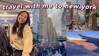 skipping semester finals & flying to new york.. travel with me to new york city!nyc vlog series pt 2