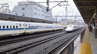 Tokaido Shinkansen | High Speed Action at Shizuoka & Mishima | 東海道新幹線 - 高速アクション - 静岡・三島