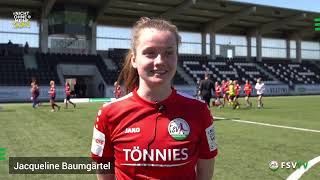 🎤 Jacqueline Baumgärtel zum 1:0 Heimsieg gegen den FC Bayern München II