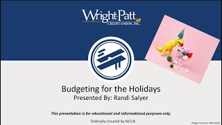 Holiday Budgeting Webinar