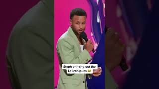 😂 Steph Curry with Lebron James Jokes at The ESPYs   tiktok espn