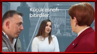 Tekirdağ Esnafı Tüm Sıkıntılarını Akşener'e Anlattı. ''Esnaf Kan Ağlıyor, Küçük Esnafı Bitirdiler!''