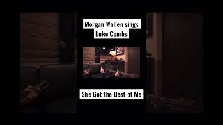 Morgan Wallen covering Luke Combs #countrysinger #morganwallen #lukecombs #countrymusic #country