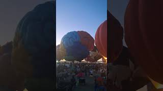 Halloween themed hot air balloons