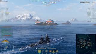 World of Warships: Richelieu Focus Fired Dreadnought 1080p60fps