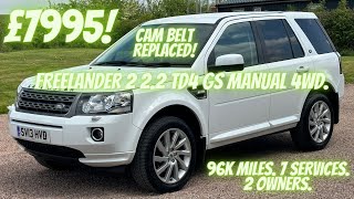 Land Rover 2 2.2 TD4 GS 4WD. Manual. Cam Belt Replaced!!