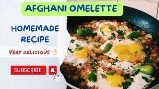 Afghani omelette delicious recipe | Potato eggs recipe | breakfast & lunch recipe @nishoo'skitchen