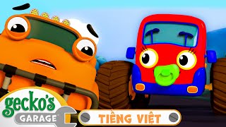 Nhầm Lẫn Bé Xe Tải và Xe Tải Quái Vật  | Xe TảI Dành Cho Trẻ Em | Gecko’s Garage Tiếng Việt