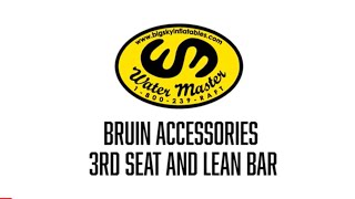 Bruin 3rd seat and Lean Bar Installation Video