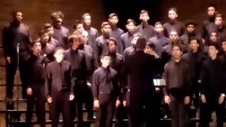 30 second Fa La La and Kyrie  by Warren HS Men's Choir at the Winter Concert 2017