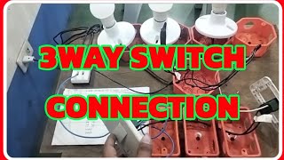 3 LAMPS CONTROLLED BY 2 3WAY SWITCH CONNECTION | Poknoy Official |