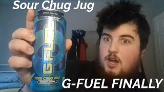 GFuel Sour Chug Jug Energy Drink Can - Drink Review