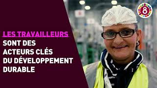 #timefor8 - Les travailleurs sont des acteurs clés du développement durable