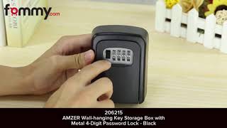 AMZER Wall-hanging Set Your Own Combination Wall Mount Lock Box