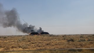 Truck FIRE on STURT HIGHWAY