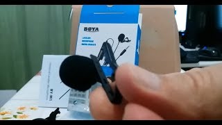 review microfone de lapela boya para celular e cameras otima qualidade