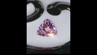 GIA Certified Genuine Congolese Pink Tourmaline in a trillion at 2.14ct from thecoveatfoxhollow.com