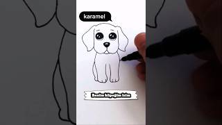 Here is an easy Puppy Drawing to try¿🐕#howtodrawadog #dog #cutepuppydrawing #drawingtutorial #shorts