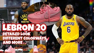 LEBRON 20 | DETAILED LOOK | DIFFERENT COLORWAYS | #lebron20