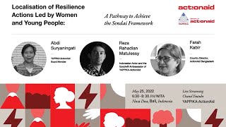 Localisation of Resilience Actions Led by Women and Young People (short video)