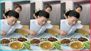 😂🍴Hilarious Husband vs. Wife Food Showdown: Who Will Win the Epic Battle? #funnyvideo