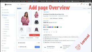 Add page Overview Product E-Commer System | Laravel 11