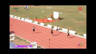 62th national university games 2023 /400m running final race   #athlete