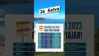 Já salva na agenda os feriados de 2023 #shorts  #feriados2023