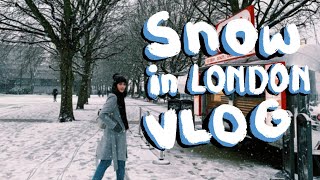 Snow in London vlog